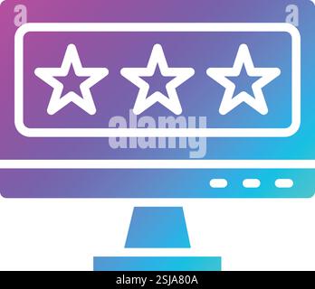 Feedback-Vektor-Symbol Design-Illustration Stock Vektor