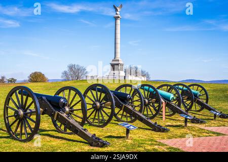 SHARPSBURG, MD, USA - 28. OKTOBER 2024: Denkmal für die Schlacht von Antietam. Stockfoto