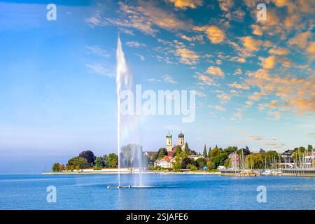 Blick auf Friedrichshafen, Deutschland Stockfoto