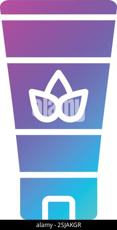 Organisches Produkt Vektor-Symbol Design Illustration Stock Vektor