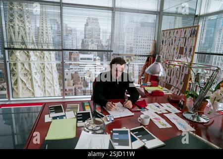 Halston 2021TV Serie USA Regie : Daniel Minahan Staffel 1, Folge 5: Kritiker Ewan McGregor Stockfoto