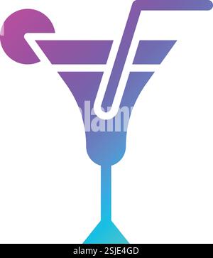 Getränke Vektor-Symbol Design-Illustration Stock Vektor