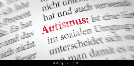 Wörterbuch, Autismus, autistisch, Krankheit, Medizin, Gesundheit, asperger, Behinderung, Verhaltensprobleme, Insular, Geschick, Verhaltensmuster, Routine, Ordnung, Begriff, Definition, Wort, Text, Schreiben, Wörter, Erklärung, Buch, Lexikon, Makro, Nahaufnahme, Konzept, Seite, Fokus, Information, Bildung, Bedeutung, Buchstabe, Detail, Wissen, Daten, Erklärung, Ausdruck, Beschreibung, Konzepterklärung, Referenz, Terminologie, Zoom, Bewegungsunschärfe, Unschärfe, Unschärfe Stockfoto