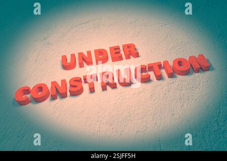 Unterbauschild 3D-Abbildung Stockfoto