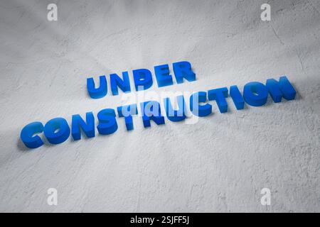 Unterbauschild 3D-Abbildung Stockfoto