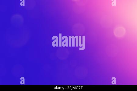 Abstrakter Hintergrund mit violetten und rosa Farbverläufen mit weichem Bokeh-Effekt Stockfoto