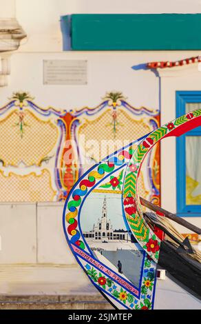 Moliceiro-Boot, Aveiro, Portugal Stockfoto