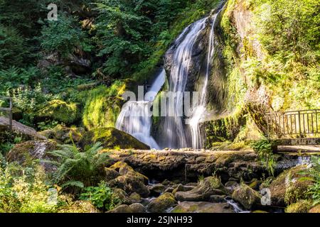Die Triberger Wasserfälle, Triberg im Schwarzwald, Baden-Württemberg, Deutschland Stockfoto