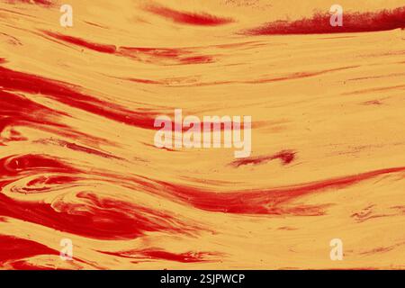 Bunte Farbe auf einer Oberfläche als Kunsttextur Stockfoto