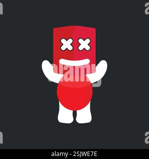 Vektor-Illustration des niedlichen Charakters Stock Vektor