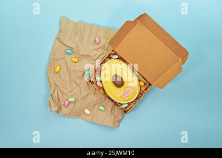 Maltesische Fabeli-Kekse sind traditionelles Ostergebäck. Gebäck verbindet kulturelle Wurzeln und süßen Genuss, Gebäck verwöhnt Familien, die Freude suchen Stockfoto