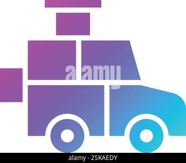 Illustration Zum Design Des Jeep-Vektor-Symbols Stock Vektor