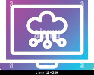 Design-Illustration Für Cloud Vector Icon Stock Vektor