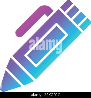 Markierungs-Vektor-Symbol Konstruktionsabbildung Stock Vektor