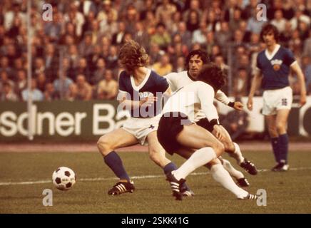 --- Fussball-WM 1974: BRD - DDR #Fußball-WM 1974: Deutschland - DDR Stockfoto