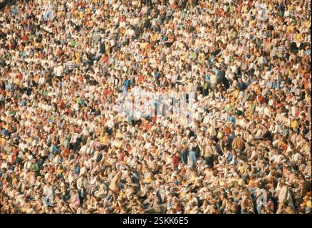 --- Fussball-WM 1974: Deutschland - Chile#Fußball-WM 1974: Deutschland - Chile Stockfoto