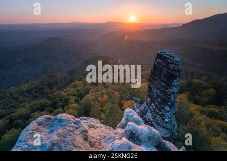 Am Prebisch Gate, Europa, Bohème Schweiz Stockfoto
