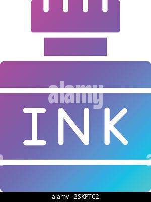 Ink Vector Icon Design Illustration Stock Vektor