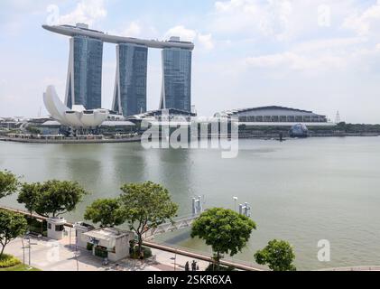 Marina Bay Sands, Marina Bay, Singapur. Stockfoto