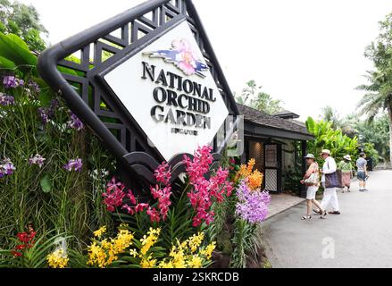 National Orchid Garden, Singapur Stockfoto