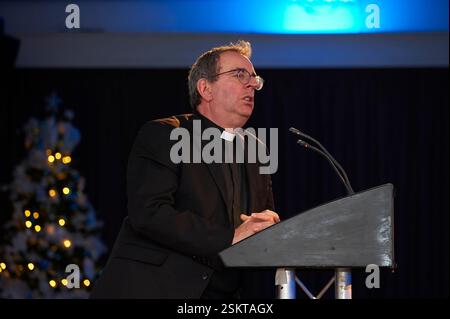 Reverend Richard Coles hielt eine Rede auf einer Veranstaltung im Jahr 2019 Stockfoto