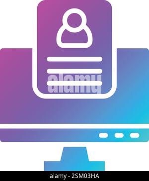 Onboarding-Vektor-Symbol-Design-Illustration Stock Vektor