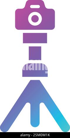 Stativständer Vektor Icon Design Illustration Stock Vektor