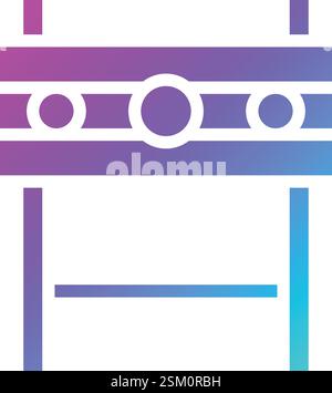 Illustration Des Pranger-Vektor-Symbols Stock Vektor