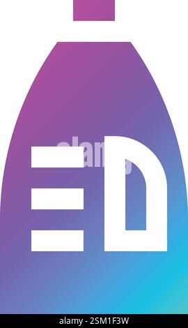 Stoffweichmacher Vektor-Symbol Design-Illustration Stock Vektor