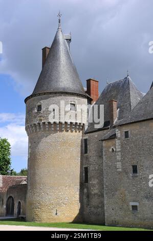 Château de Fougères-sur-Bièvre, Frankreich, Europa Stockfoto