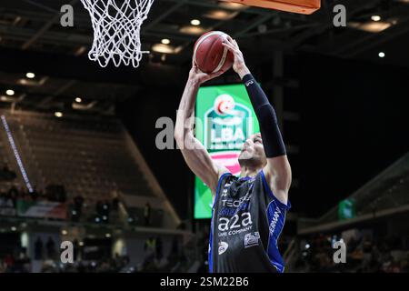 Turin, Italien. Februar 2025. Germani Brescia vs Bertram Derthona Tortona, italienischer Basketball Cup Männer Spiel in Turin, Italien, 12. Februar 2025 Credit: Independent Photo Agency/Alamy Live News Stockfoto