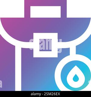 Beschäftigungsvektor-Symbol Design-Illustration Stock Vektor