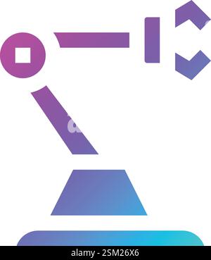 Illustration Des Robotervektors Stock Vektor