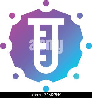 Bioengineering-Vektor-Symbol Design-Illustration Stock Vektor