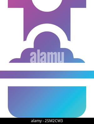 Waschen Kleidung Vektor Symbol Design Illustration Stock Vektor