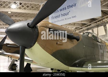 Supermarine Spitfire Mk Ia im RAF Museum London Stockfoto