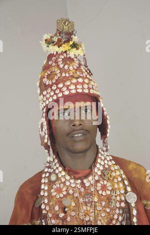 Gondhali aus Sholapur District, Maharashtra, Indien MR#687W Stockfoto