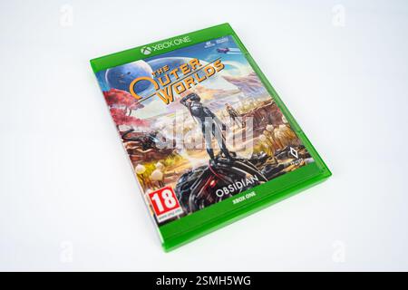 The Outer Worlds Videospiel auf Xbox – Wales, Großbritannien – 09. Februar 2025 Stockfoto