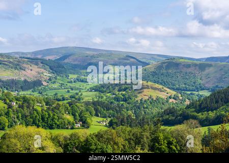 Landschaft in der Nähe von Berwyn in Denbighshire, Clwyd, Wales, Großbritannien Stockfoto