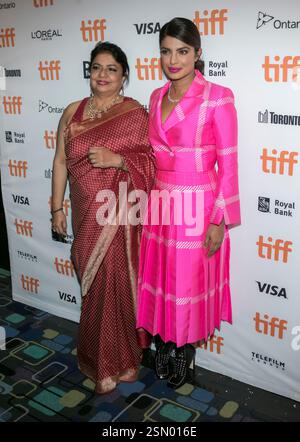 Priyanka Chopra besucht die Premiere von „Pahuna: The Little Visitors“ während des 42. Toronto International Film Festivals, TIFF, am 7. September 2017 im Scotiabank Theatre in Toronto, Kanada Stockfoto