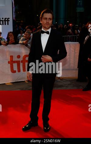 Sverrir Gudnason besucht die Premiere von Borg/McEnroe während des 42. Toronto International Film Festivals, TIFF, am 7. September 2017 in der Roy Thomson Hall in Toronto, Kanada Stockfoto
