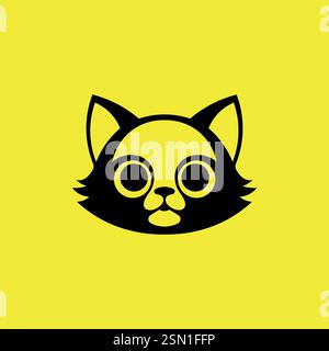 Vektor-Illustration des niedlichen Katzentrickfilms Stock Vektor