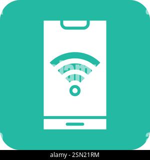Illustration Zum Design Des Wlan-Vektorsymbols Stock Vektor