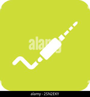 Illustration Des Designs Des Vektorsymbols Für Audiobuchse Stock Vektor