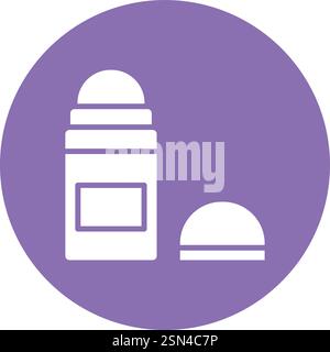 Deodorant Vektor Symbol Design Illustration Stock Vektor