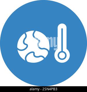 KlimabildungVektor-Symbol Design-Illustration Stock Vektor