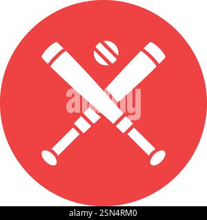 Baseball-Vektor-Symbol-Design-Illustration Stock Vektor