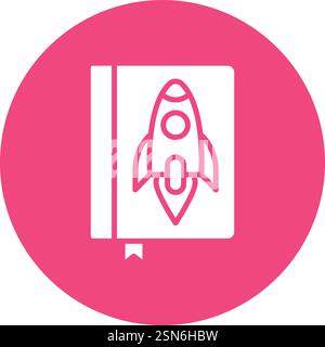Buch Vektor Symbol Design Illustration Stock Vektor