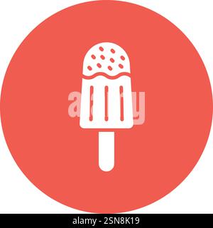 Eis Vektor-Symbol Design Illustration Stock Vektor