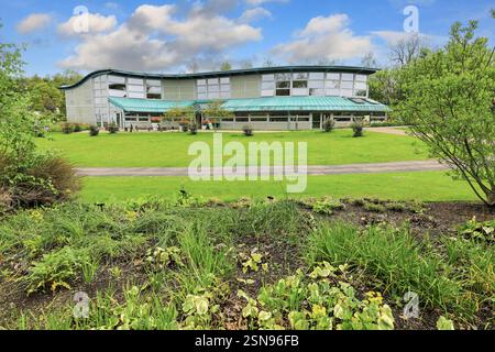 Bramhall Learning Centre and Library, RHS Harlow Carr Gardens, Harrogate, Yorkshire, England, Großbritannien Stockfoto